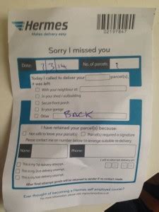 myhermes not delivering